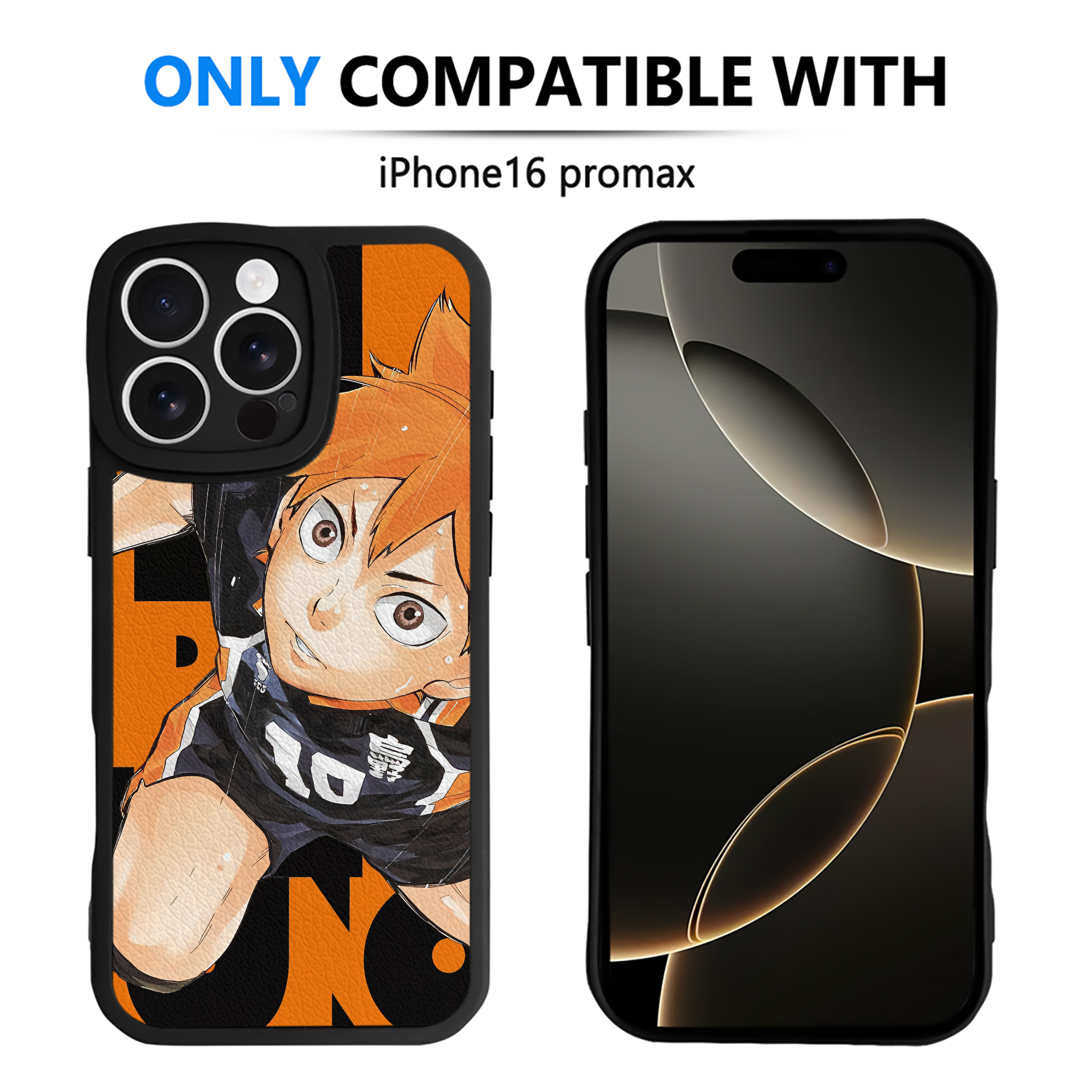 （画像用） ハイキュー!! Haikyu!! 【iPhone 16シリーズ対応】シリコンスマホケース（レザー調） 材質：シリコン